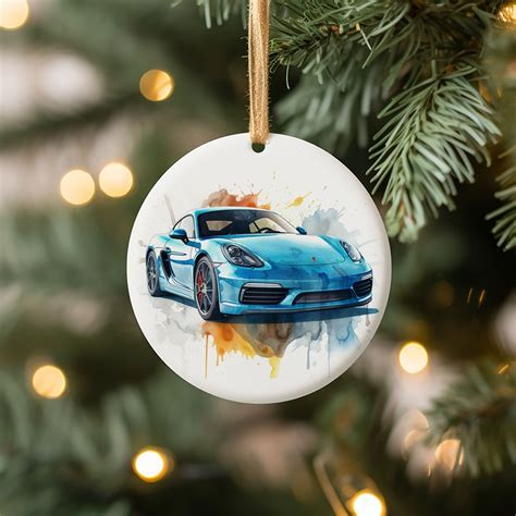 porsche christmas ornament|porsche ornament for car desk.